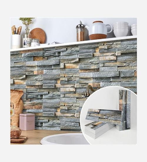 Stick Backsplash Tiles for Kitchen